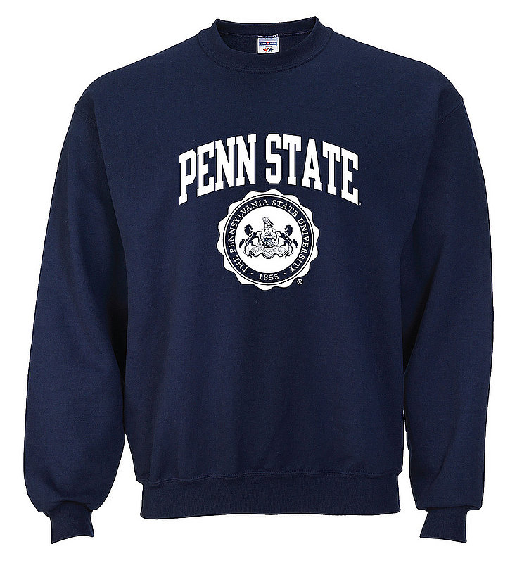 Penn State Official Seal Crew Neck Sweatshirt Navy