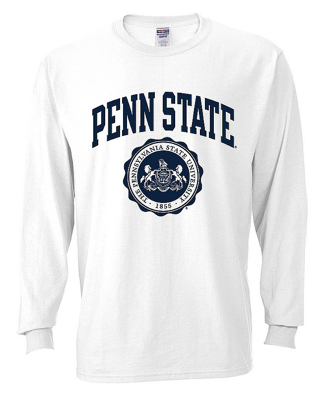 Penn State Official Seal Long Sleeve Shirt White Nittany Lions (PSU) 
