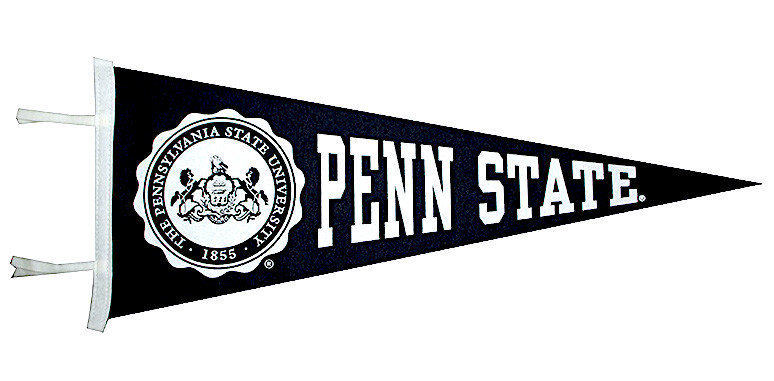 Penn State Official Seal Pennant Navy 6"x15"
