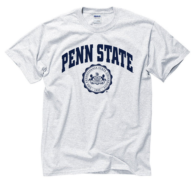 Penn State Official Seal T-Shirt Ash Nittany Lions (PSU) 