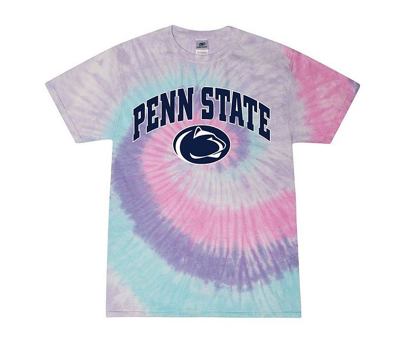 Penn State Pastel Unicorn Tie Dye Tee 
