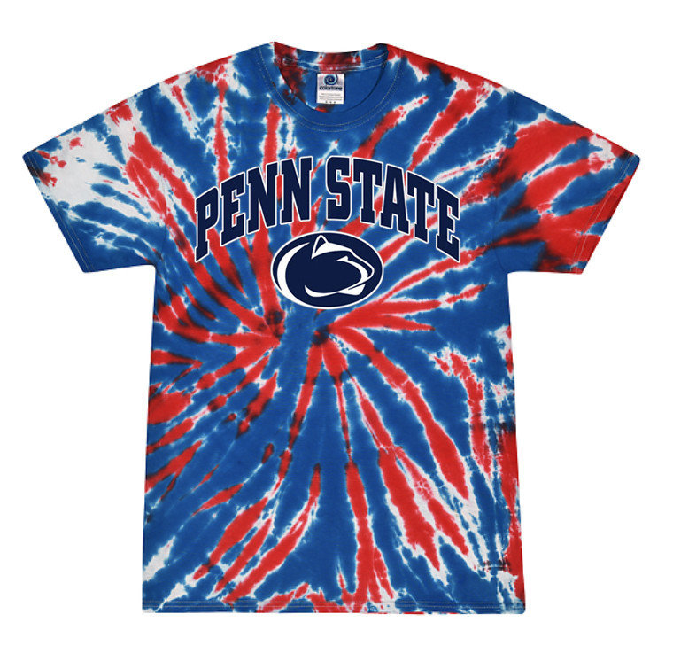 Penn State Patriotic Tie Dye Tee Nittany Lions (PSU) 