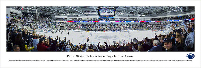 Penn State Pegula Ice Arena Panoramic Print Nittany Lions (PSU) 
