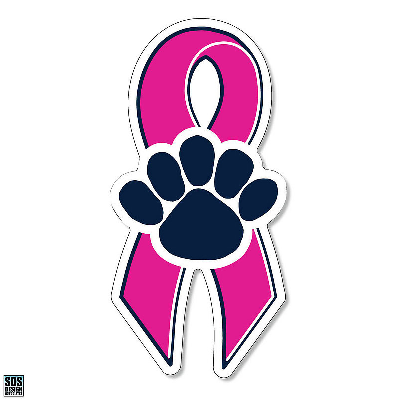 Penn State Pink Ribbon Rugged Sticker Nittany Lions (PSU) 