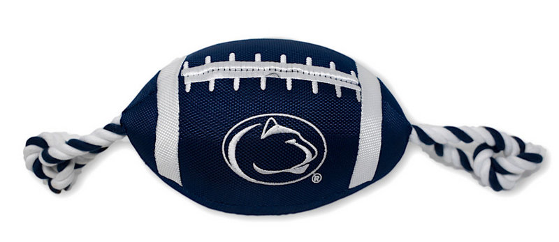 Penn State Plush Nylon Dog Football