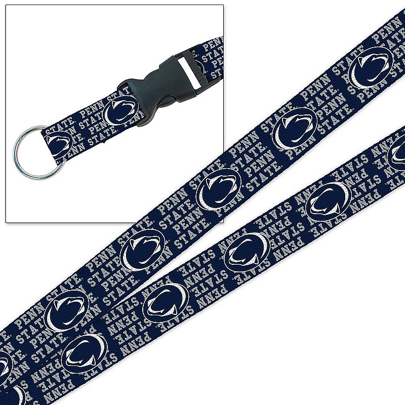 Penn State Repeating Sublimated Lanyard Nittany Lions (PSU) 