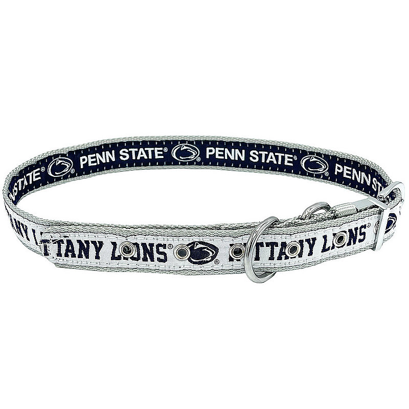 Penn State Reversible Navy & White Dog Collar