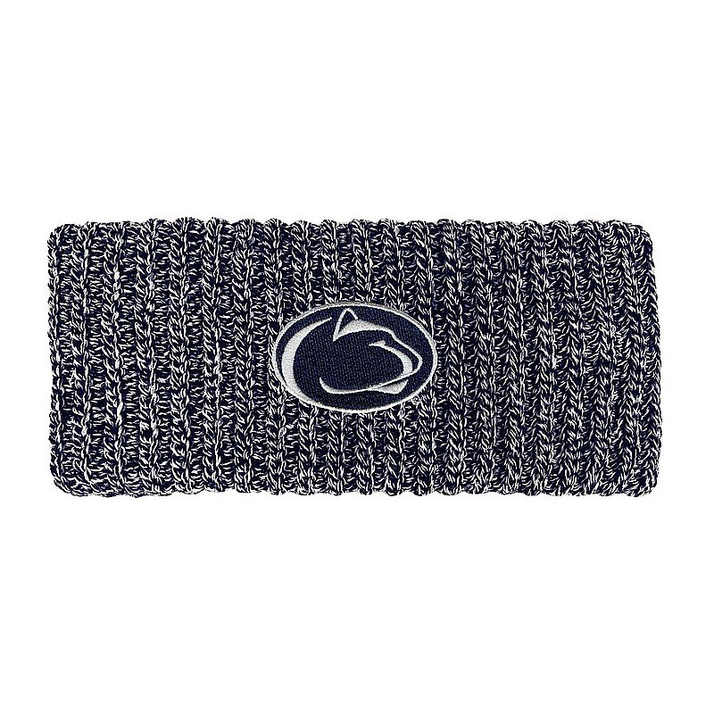 Penn State Ribbed Heather Navy Winter Ear Band