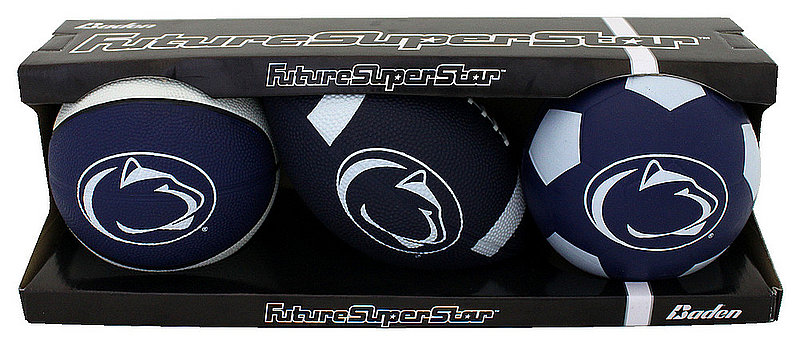 Penn State Rubber Future Superstar 3 Pack Set Nittany Lions (PSU) 