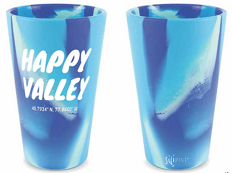 Penn State Silipint Happy Valley Silipint 16oz Pint Glass Arctic Sky Blue Nittany Lions (PSU) (Silipint )