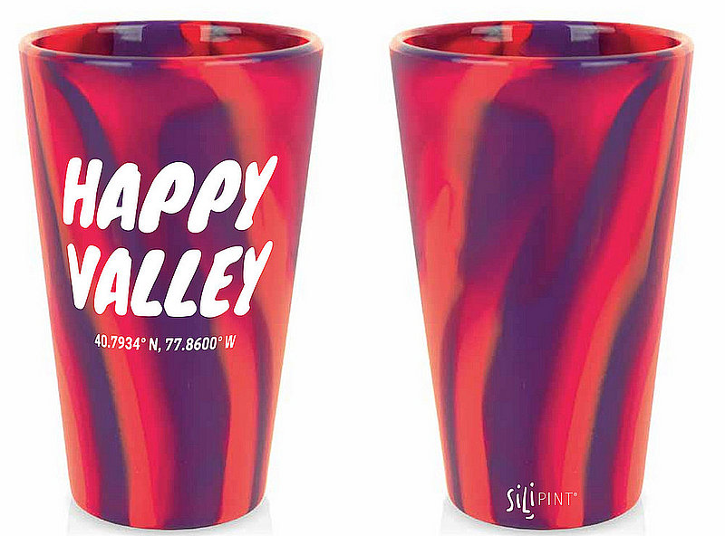 Happy Valley Silipint 16oz Pint Glass Radberry 