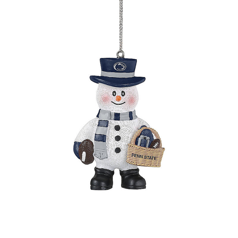 Penn State Snowman Basket Ornament 