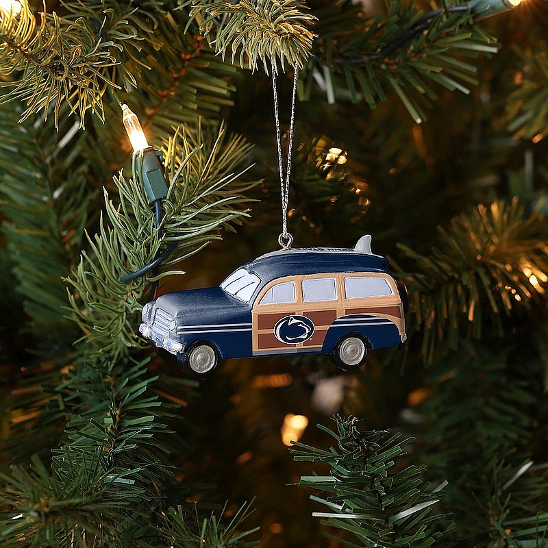 Penn State Station Wagon Holiday Ornament 