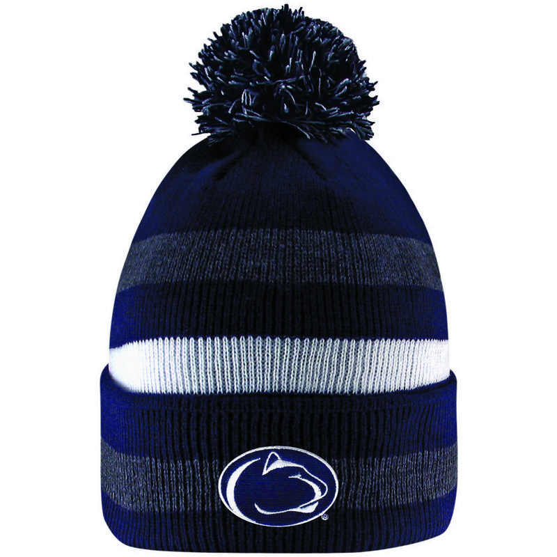 Penn State Striped Prime Time Knit Hat Nittany Lions (PSU) 