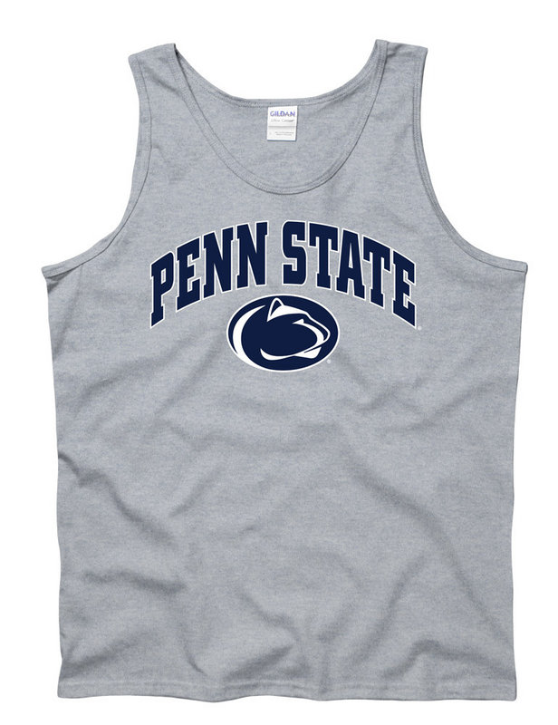 Penn State Tank Top Gray Arching Over Nittany Lions (PSU) 