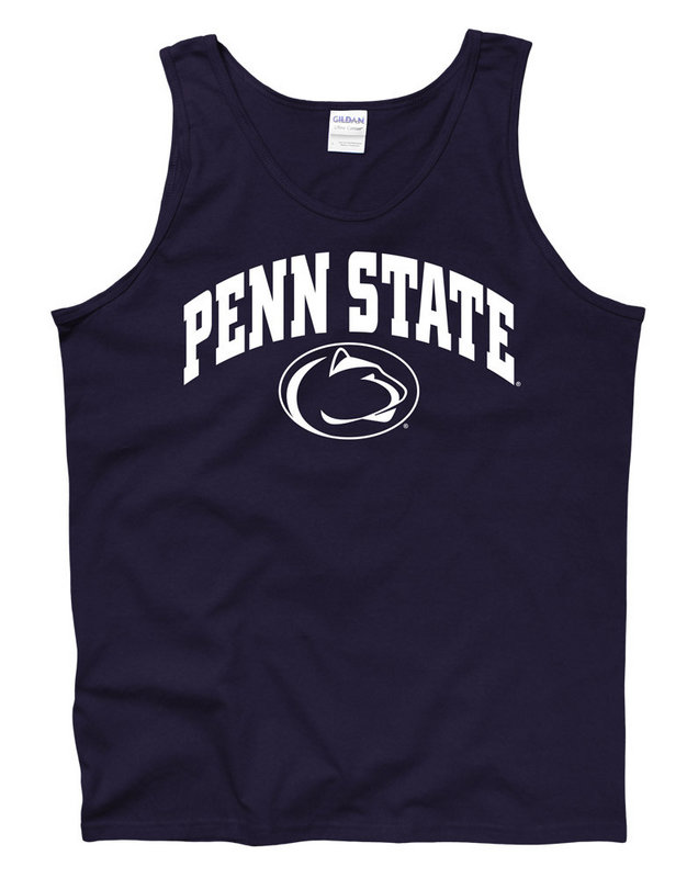 Penn State Tank Top Navy Arching Over Nittany Lions (PSU) 