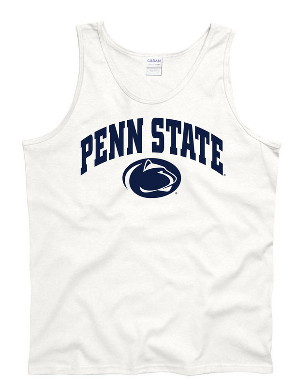 Penn State Tank Top White Arching Over