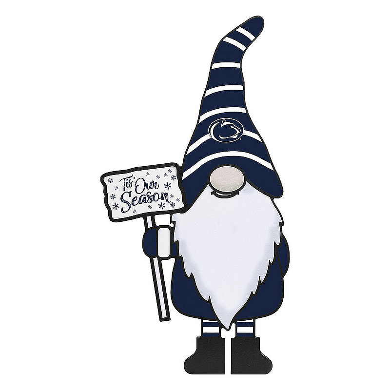 Penn State Tis Our Season Holiday Gnome Sign