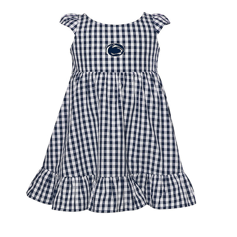 Penn State Toddler Girls Garb Gingham Dress Nittany Lions (PSU) 