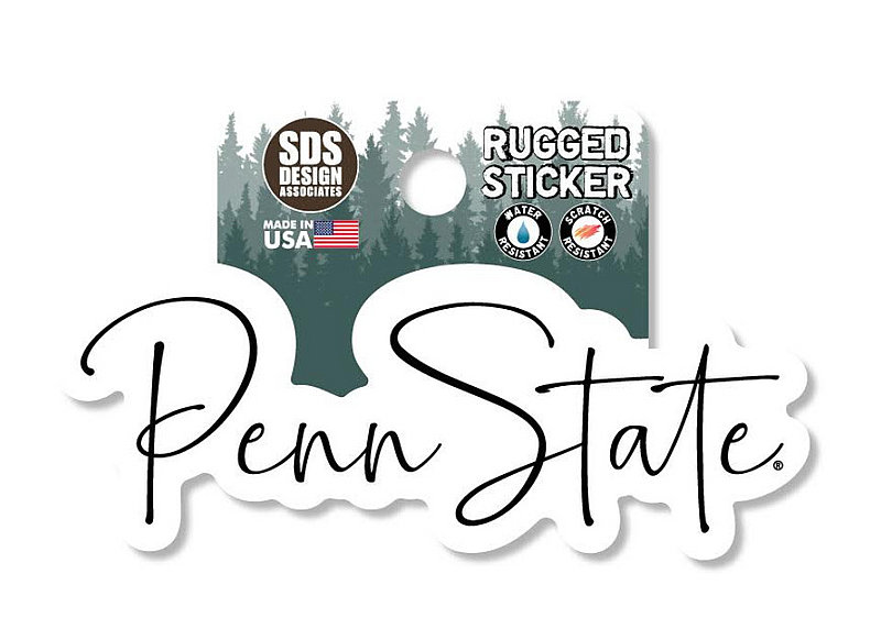 Penn State Trendy Script Rugged Sticker Nittany Lions (PSU) 