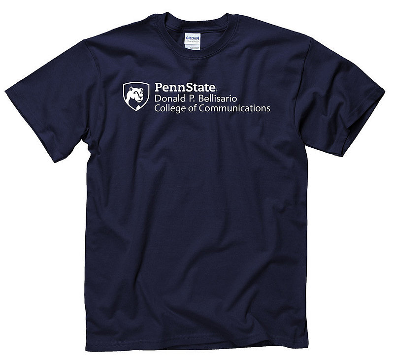 Penn State University Donald P. Bellisario College of Communications T-Shirt Nittany Lions (PSU) 