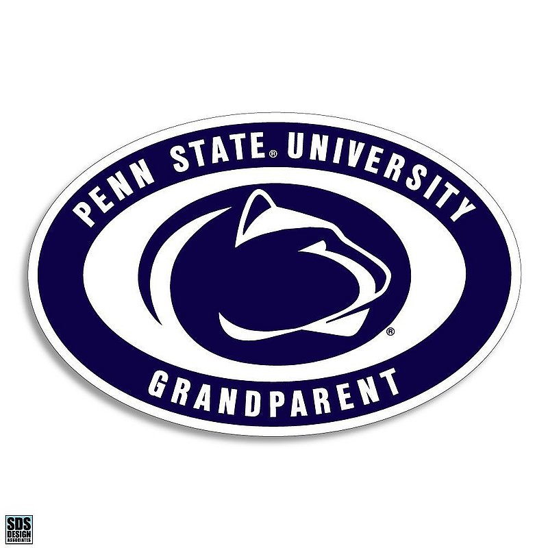Silver Car Decal Sticker CDG NEW Penn State Nittany Lions Classic Auto Emblem 