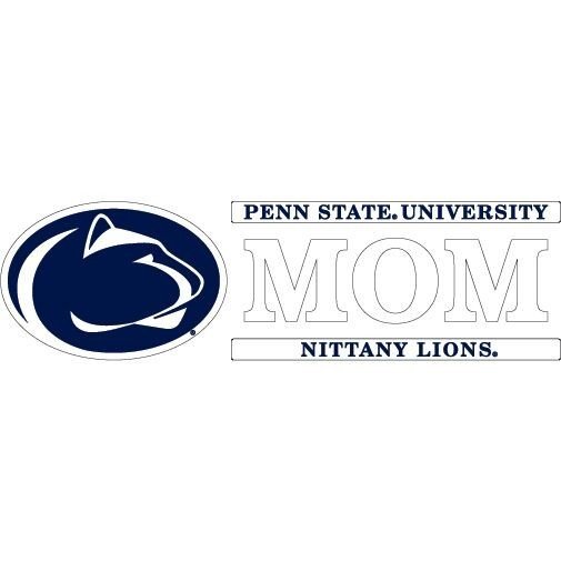 Penn State University Mom Decal - 6" x 2" Nittany Lions (PSU) 