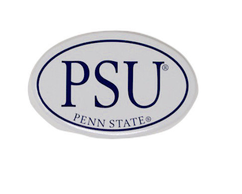 Penn State University Oval Button Magnet Nittany Lions (PSU) 