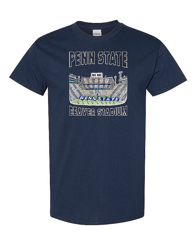 Penn State We Are Beaver Stadium Game Day Shirt Navy Nittany Lions (PSU) 