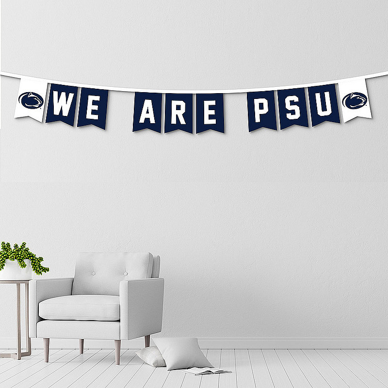 Penn State We Are Felt Party Banner Nittany Lions (PSU) 