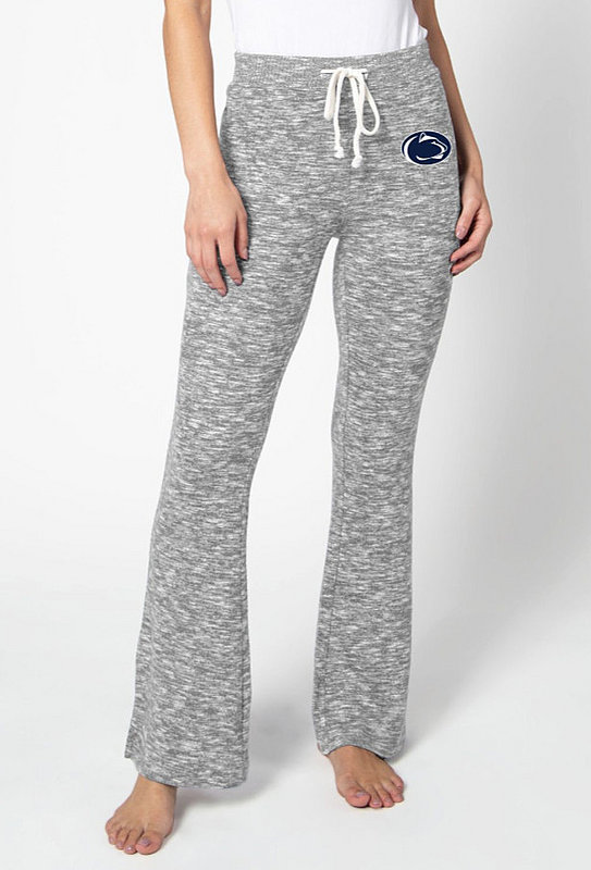 Penn State Women's Heather Grey Cozy Flare Sweatpants 