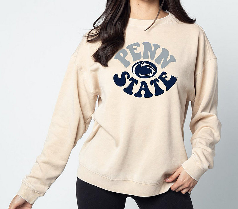 Penn State Women's Oatmeal Campus Pullover Crewneck Nittany Lions (PSU) 