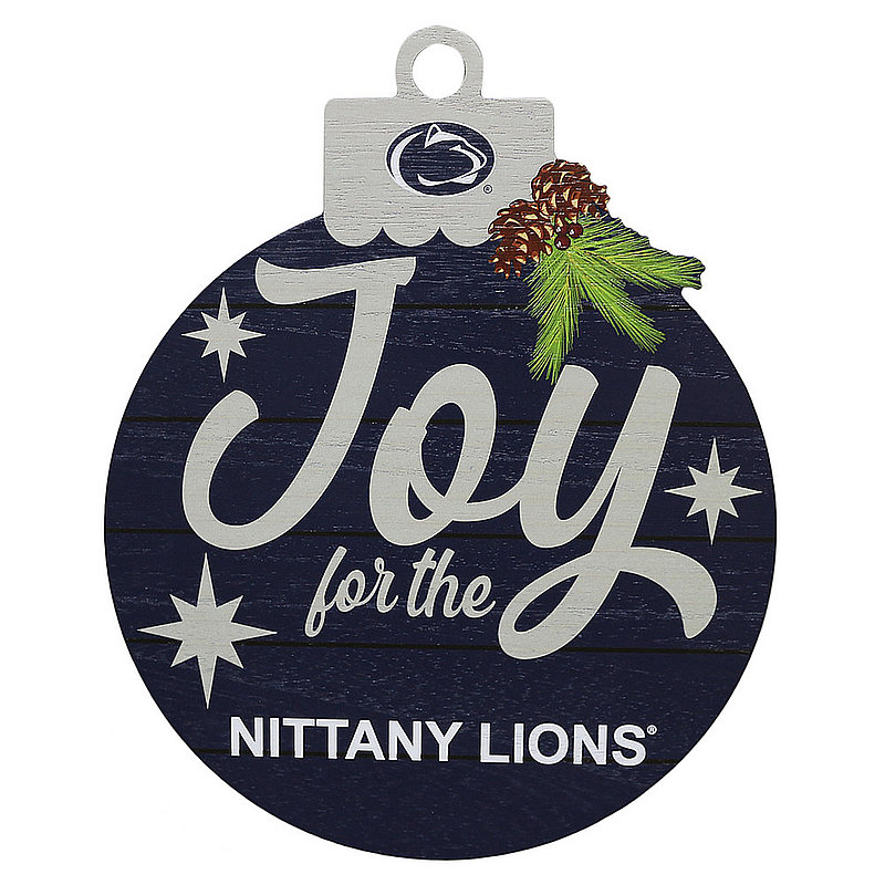 Penn State Wood Joy Ornament Sign Nittany Lions (PSU) 