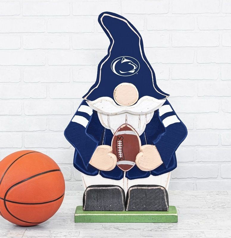 Penn State Wooden Football Gnome Nittany Lions (PSU) 