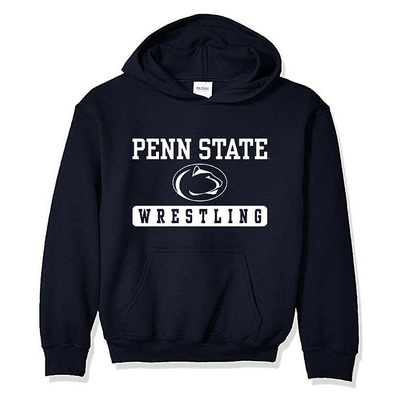 Penn State Wrestling Kids Hooded Navy Sweatshirt Nittany Lions (PSU) 