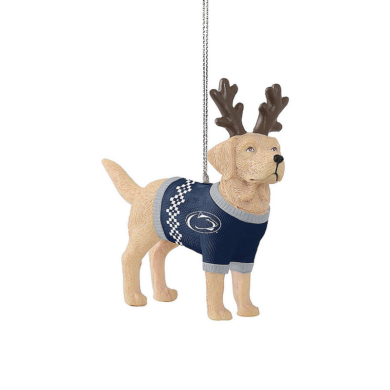Penn State Yellow Lab Reindeer Holiday Ornament Nittany Lions (PSU) 