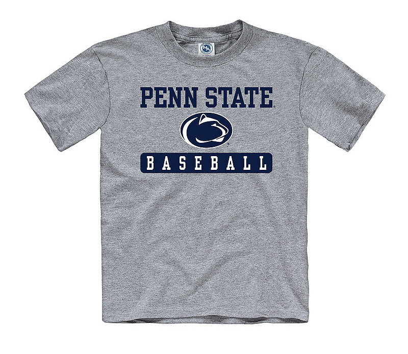 Penn State Youth Baseball T-Shirt Grey Nittany Lions (PSU) 