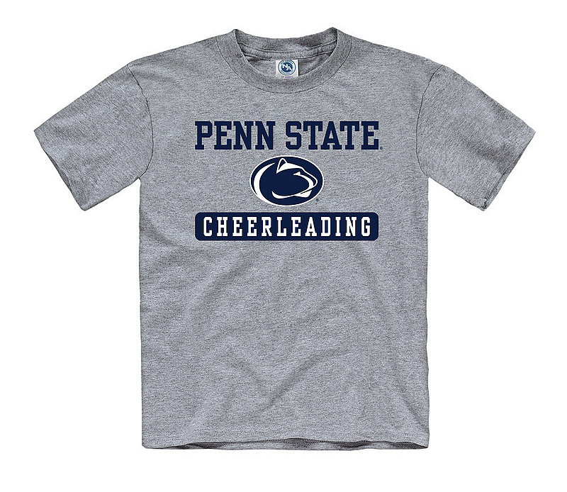 Penn State Youth Cheerleading T-Shirt Grey Nittany Lions (PSU) 