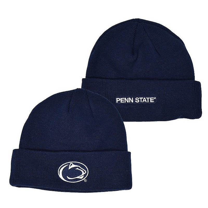 Penn State Youth Navy Cuffed Winter Hat