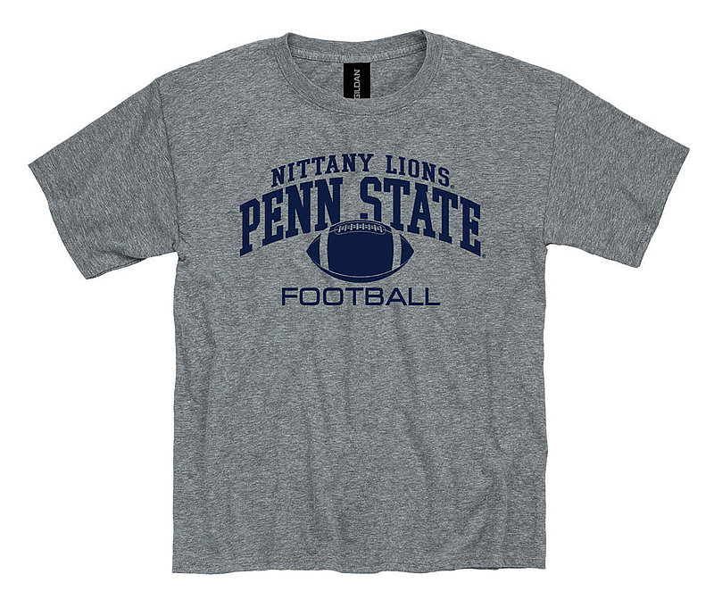 Penn State Youth Nittany Lions Football Soft Style T-Shirt Grey Nittany Lions (PSU) 