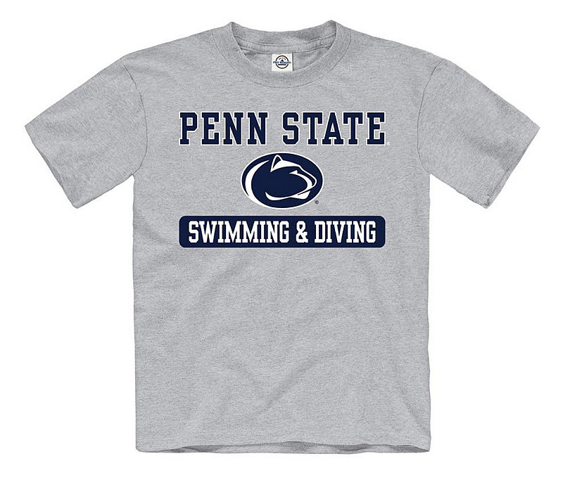 Penn State Youth Swimming & Diving T-Shirt Grey Nittany Lions (PSU) 