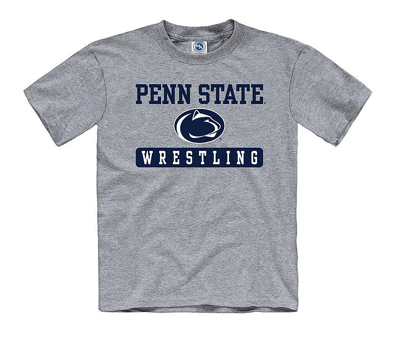 Penn State Youth Wrestling T-Shirt Grey Nittany Lions (PSU) 