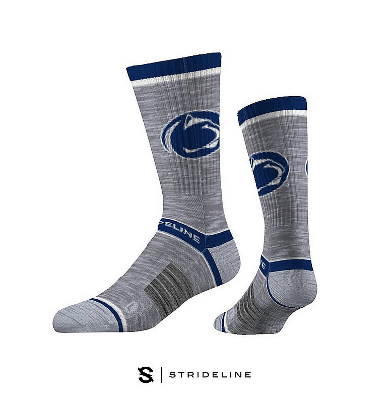 Strideline Penn State Premium Grey Wool Knit Sock Nittany Lions (PSU) (Strideline )