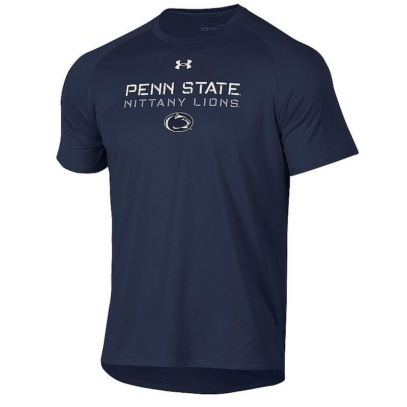 Under Armour Penn State Nittany Lions Navy Performance Under Armour Tech Tee Nittany Lions (PSU) (Under Armour )