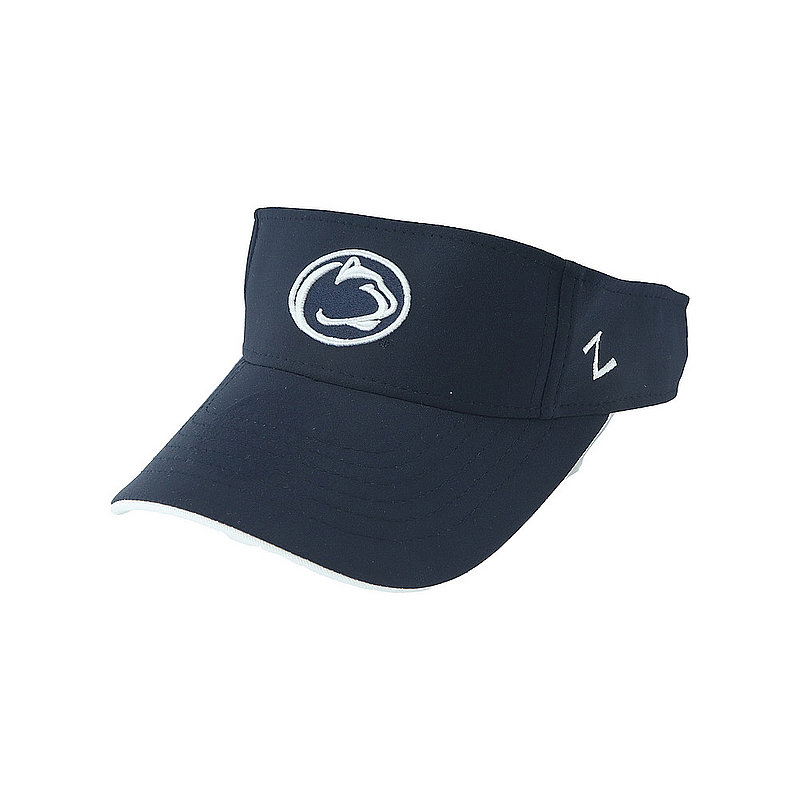 Zephyr Penn State Embroidered Navy Performance HyperCool Visor Nittany Lions (PSU) (Zephyr)