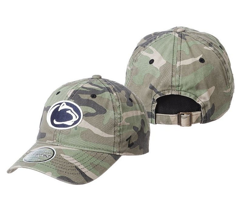 Penn State Mens Fashion Camo Adjustable Relax Fit Hat
