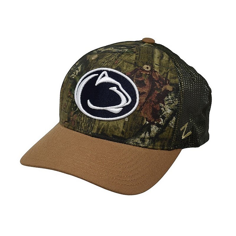 Penn State Nittany Lions Camo Trucker Snap Back Hat