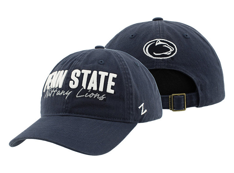 Zephyr Penn State Nittany Lions Embroidered Scholarship Buckle Back Hat Navy Nittany Lions (PSU) (Zephyr )