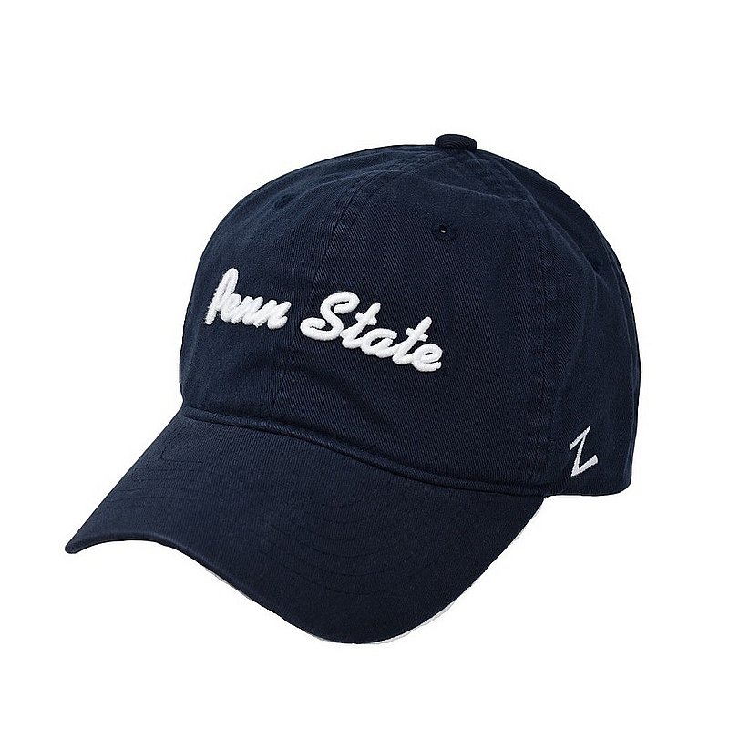 Penn State Women's Italic Script Navy Adjustable Hat