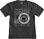 Blue 84 Penn State University Established Puff Ink Coal Dyed Ringspun Tee Nittany Lions (PSU) (Blue 84 )